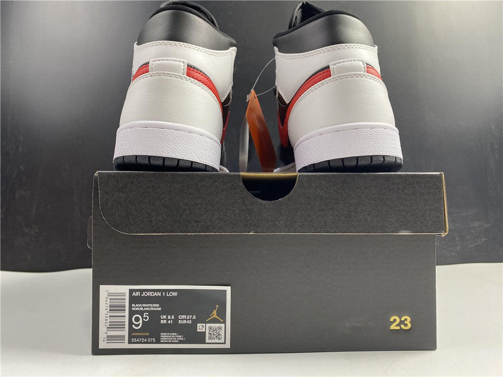 Air Jordan 1 Mid White Shadow 554724-073